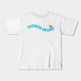 Silencio Bruno~ (Blue) Kids T-Shirt